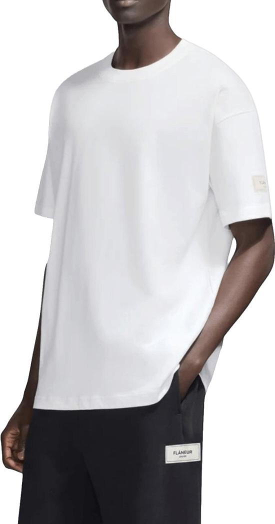 26FW 플라네르 반팔 티셔츠 FLANEURFTSH195051ATELIERTSHIRTSHORTSLEEVETSHIRTSWHITE - FLANEUR