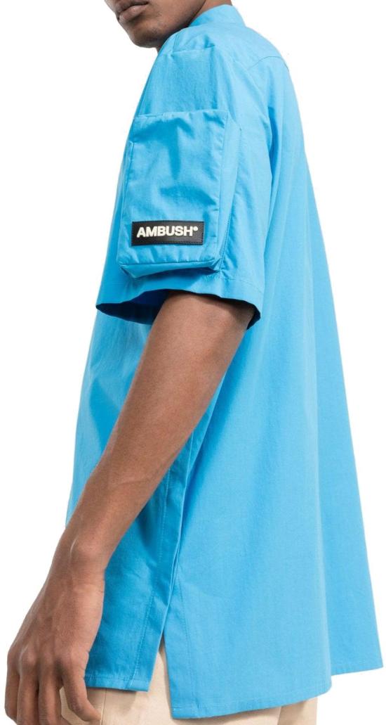  엠부시 셔츠 BMGA043S22FAB0024310 BLUE - AMBUSH