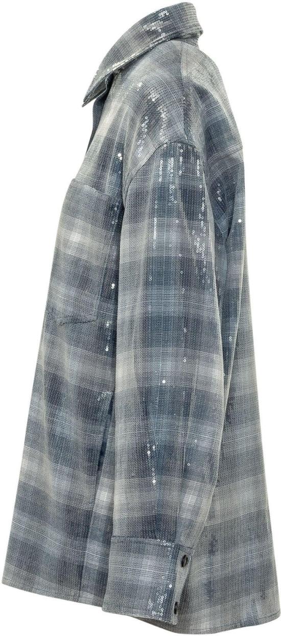 26FW 핑코 셔츠 107144A3FDEE3 GREY - PINKO
