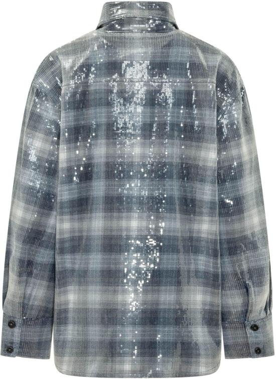 26FW 핑코 셔츠 107144A3FDEE3 GREY - PINKO