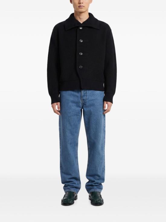 26FW 드리스 반 노튼 가디건 262 021221 4707 900 Black - DRIES VAN NOTEN