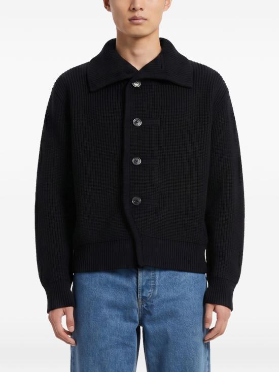 26FW 드리스 반 노튼 가디건 262 021221 4707 900 Black - DRIES VAN NOTEN