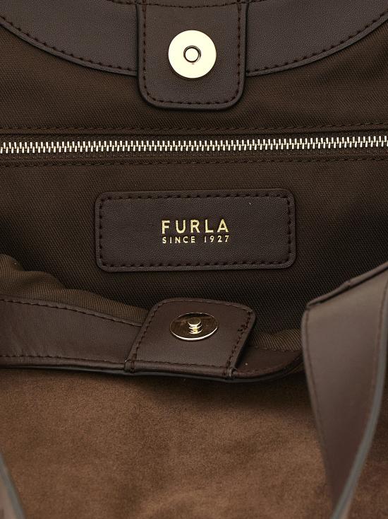 26FW 훌라 토트백 펄라 도라 M  브라운 - FURLA