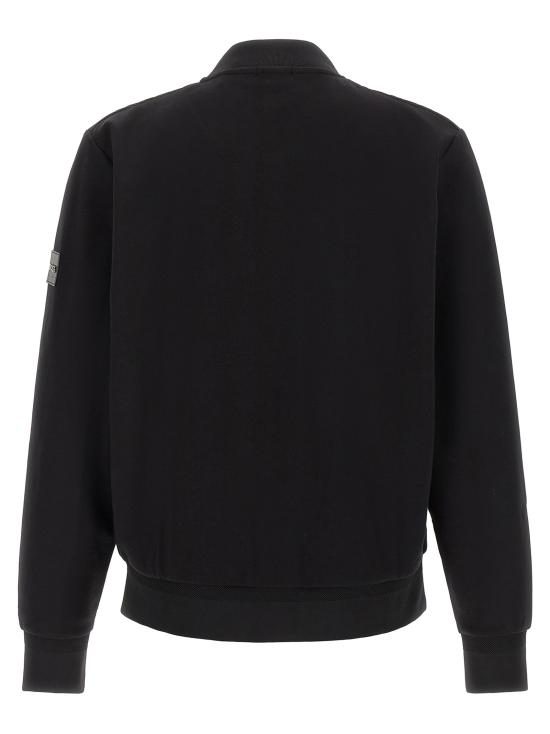 26FW 휴고보스 봄버 자켓 H-Skiles 100 스웨트셔츠 블랙 - HUGO BOSS