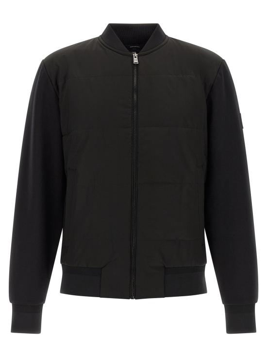 26FW 휴고보스 봄버 자켓 H-Skiles 100 스웨트셔츠 블랙