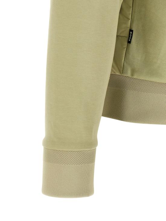 26FW 휴고보스 봄버 자켓 H-Skiles 100 스웨트셔츠 그린 - HUGO BOSS