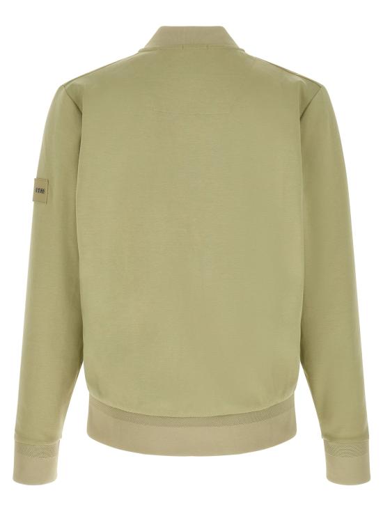 26FW 휴고보스 봄버 자켓 H-Skiles 100 스웨트셔츠 그린 - HUGO BOSS