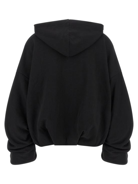 26FW 드리스 반 노튼 후드 티셔츠 하넷 스웨트셔츠 블랙 - DRIES VAN NOTEN