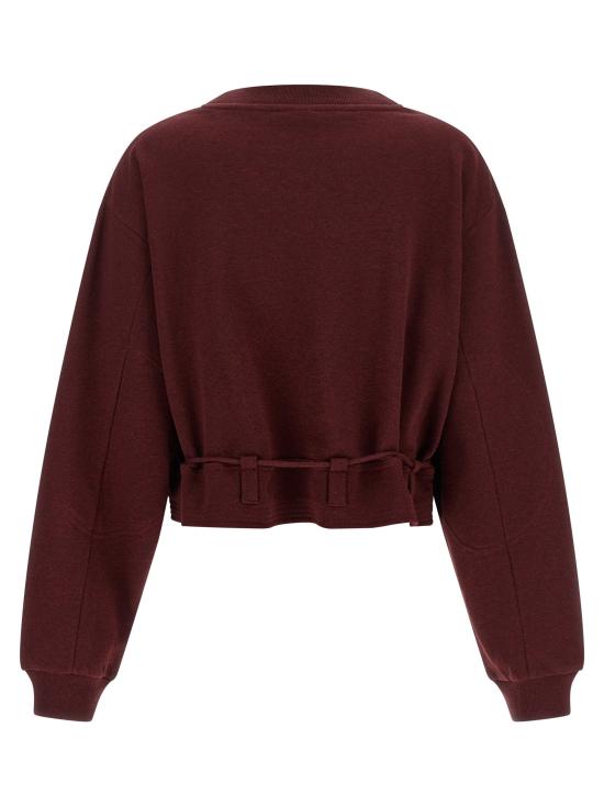 26FW 드리스 반 노튼 긴팔 티셔츠 하세르피엘라 스웨트셔츠 보르도 - DRIES VAN NOTEN