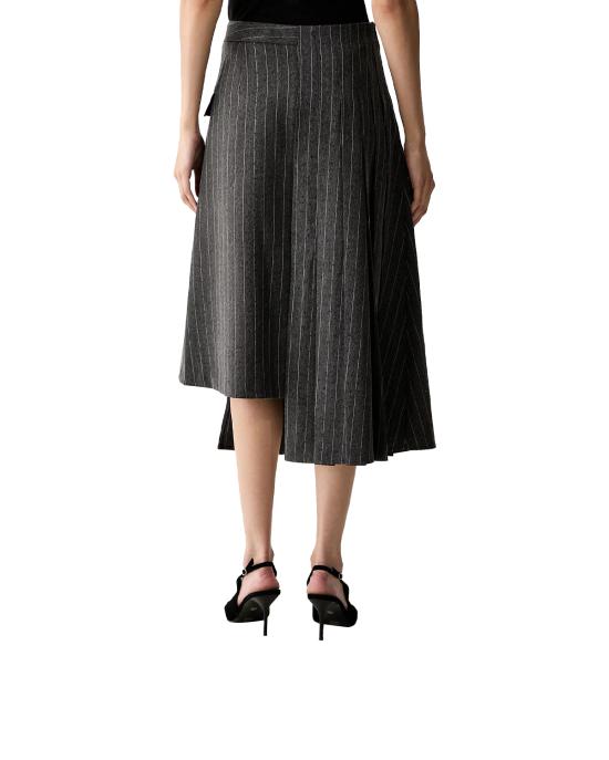 26FW 칼라거펠트 롱 스커트 B3W12020 255 GRIGIO - KARL LAGERFELD
