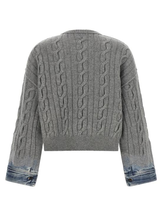 26FW 하이쿠레 스웨터 카린 폴록 스웨터 및 가디건 (회색) - HAIKURE