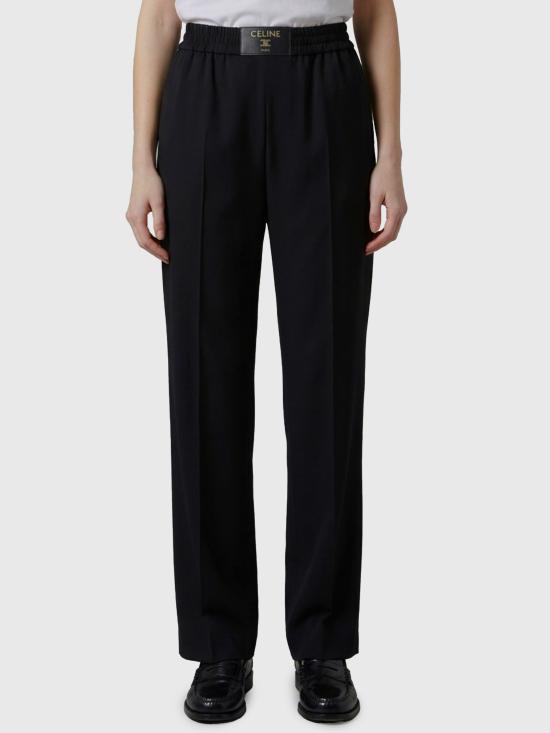 26FW 셀린느 스트레이트 팬츠 RP0F1609U BLACK