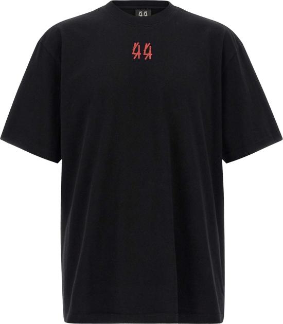 25FW 44레이블 반팔 티셔츠 B0030556FA582P682 BLACK