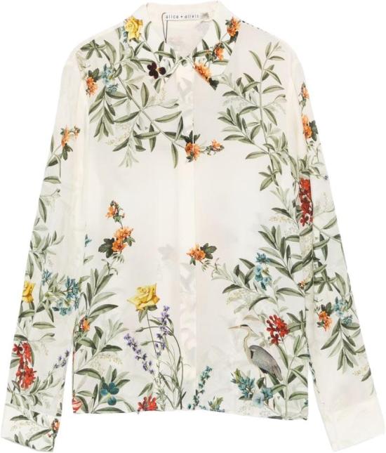 26FW 앨리스 앤 올리비아 블라우스 CC606P49055E256 WHITE