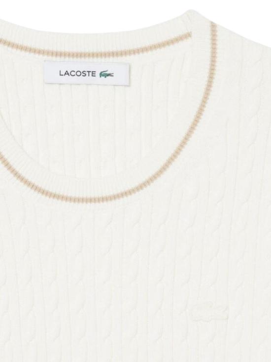 26SS 라코스테 스웨터 AF986270V WHITE - LACOSTE
