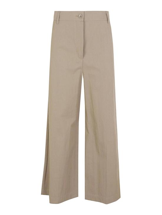 25FW 위켄드막스마라 스트레이트 팬츠 RONCO2615131111600002 Brown