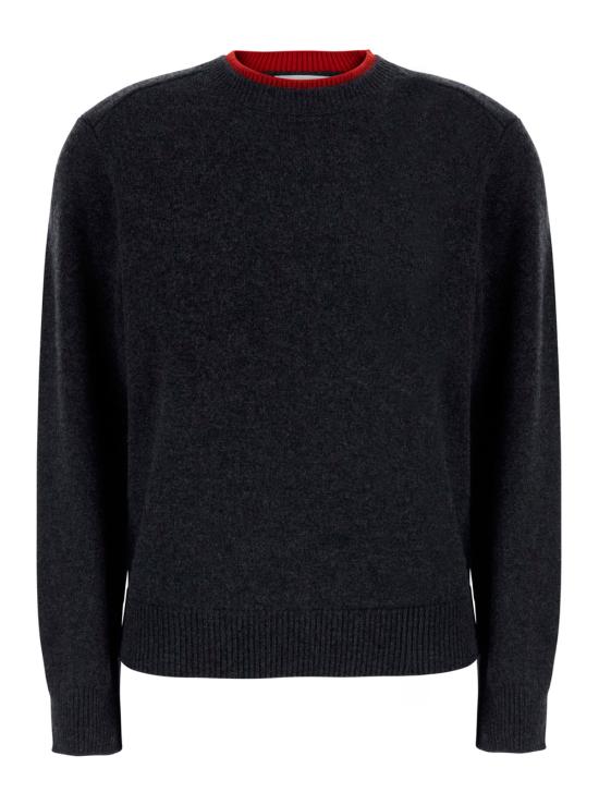 26FW 루루 드 세종 긴팔 티셔츠 OTISCHARCOALRED Grey