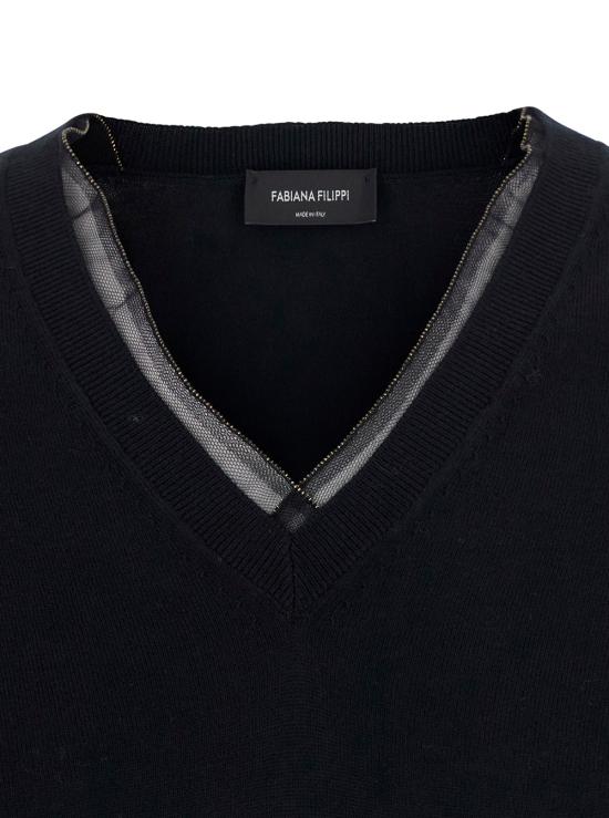 26FW 파비아나 필리피 스웨터 MAD216F035L930825 Black - FABIANA FILIPPI