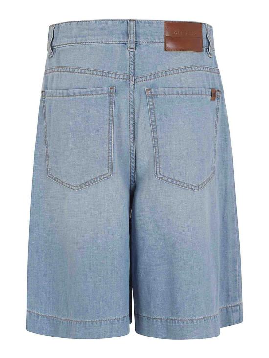 25FW 위켄드막스마라 데님 숏팬츠 OZONO2615141032600006 Light Blue - WEEKEND MAX MARA