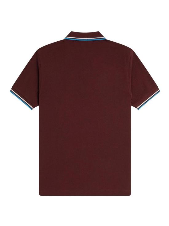 25FW 프레드페리 폴로 티셔츠 M3600PZ63 Dark Red - FRED PERRY