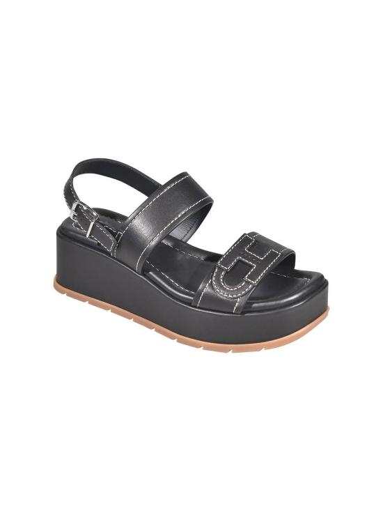 25FW 호간 샌들 HXW7030GC30KXTB999 BLACK - HOGAN