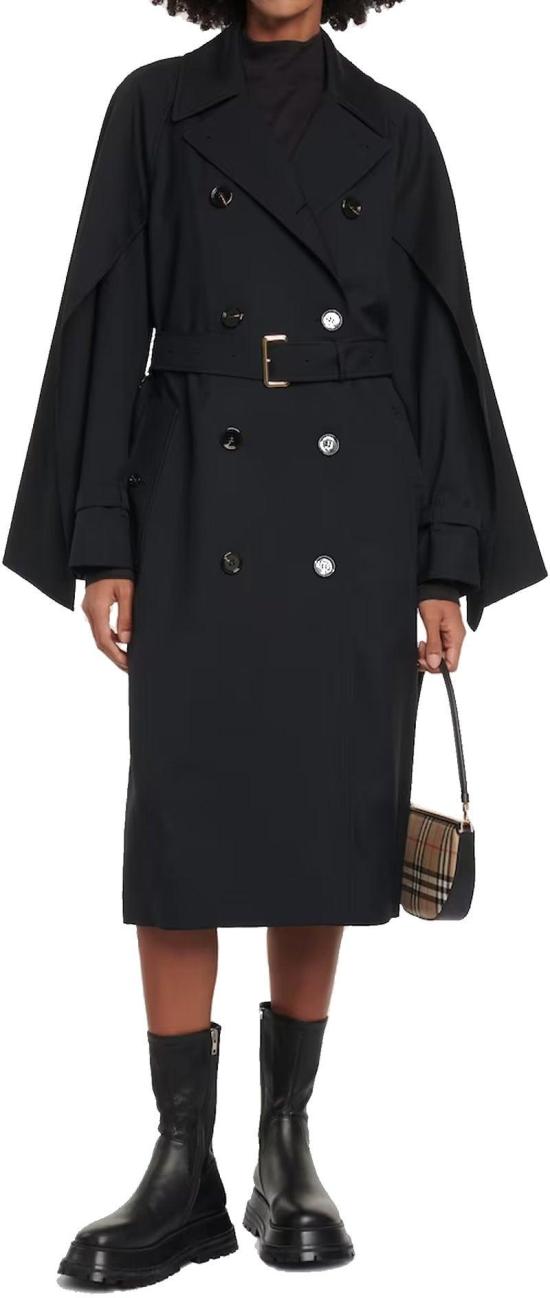  버버리 트렌치 코트 15415302521172 BLACK - BURBERRY