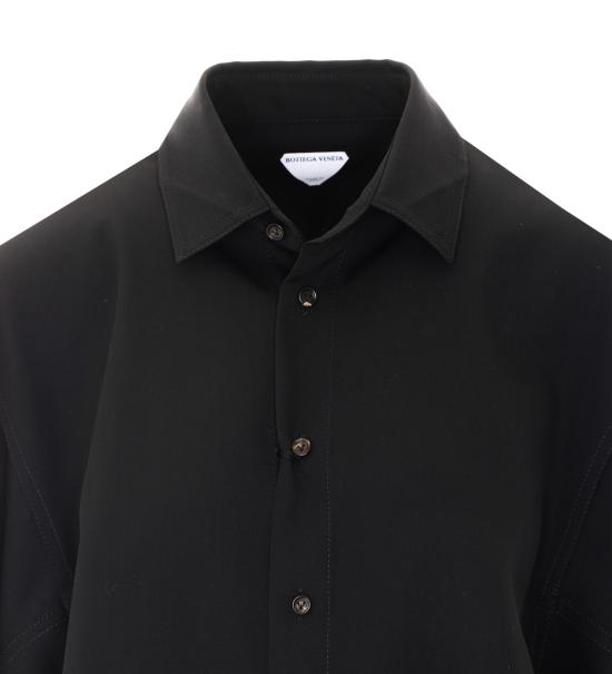 26FW 보테가베네타 셔츠 869829 V6DB01010 Black - BOTTEGA VENETA