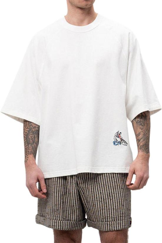 25SS 보테가베네타 소프트 코튼 저지 반소매 티셔츠 817516V4XI0 WHITE - BOTTEGA VENETA