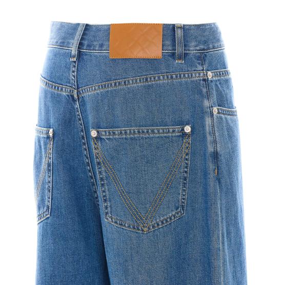 26FW 보테가베네타 팬츠 862817 V6SL04300 Blue - BOTTEGA VENETA