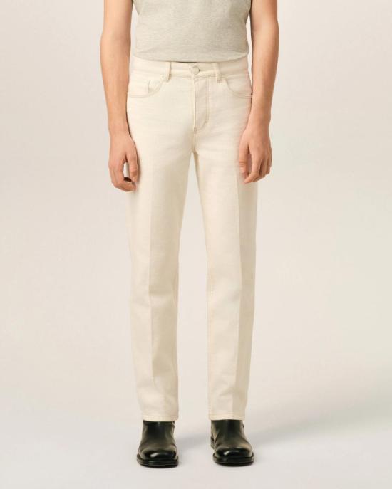  아미 데님 팬츠 HTR921 DE0134 136 WHITE CREAM - AMI