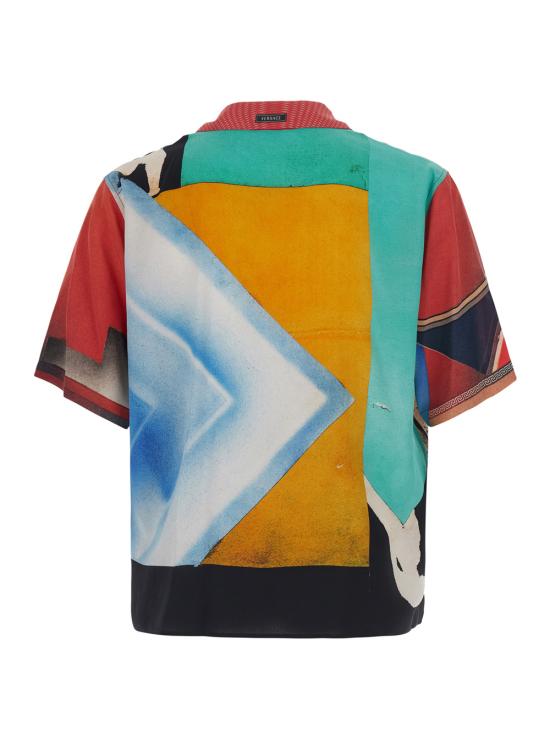 26FW 베르사체 반팔 셔츠 10257031A187275X000 Multicolor