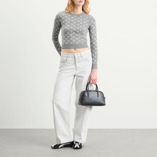 25FW 마린세르 스웨터 MRSW252PRKN004GR GR60 MISTY GREY DOM - MARINE SERRE