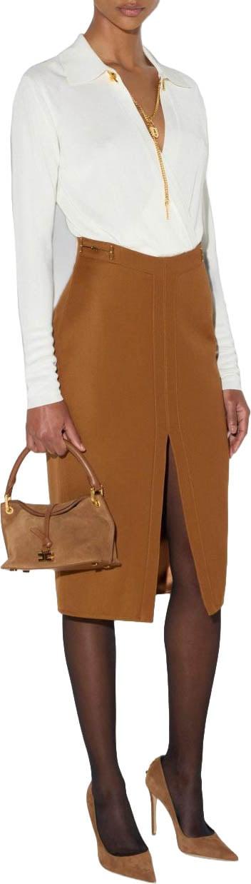 26FW 엘리자베타프랜치 바디수트 티셔츠 BK03S66E2193 WHITE - ELISABETTA FRANCHI