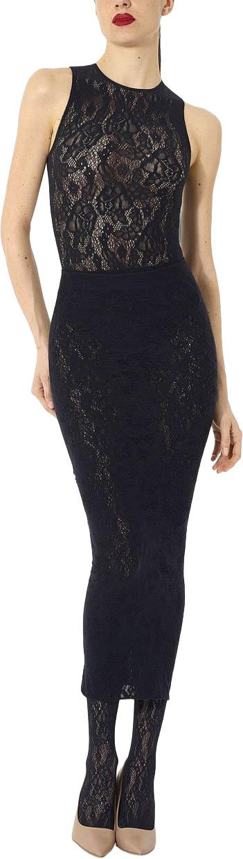26FW 월포드 롱 스커트 534907005 BLACK - WOLFORD