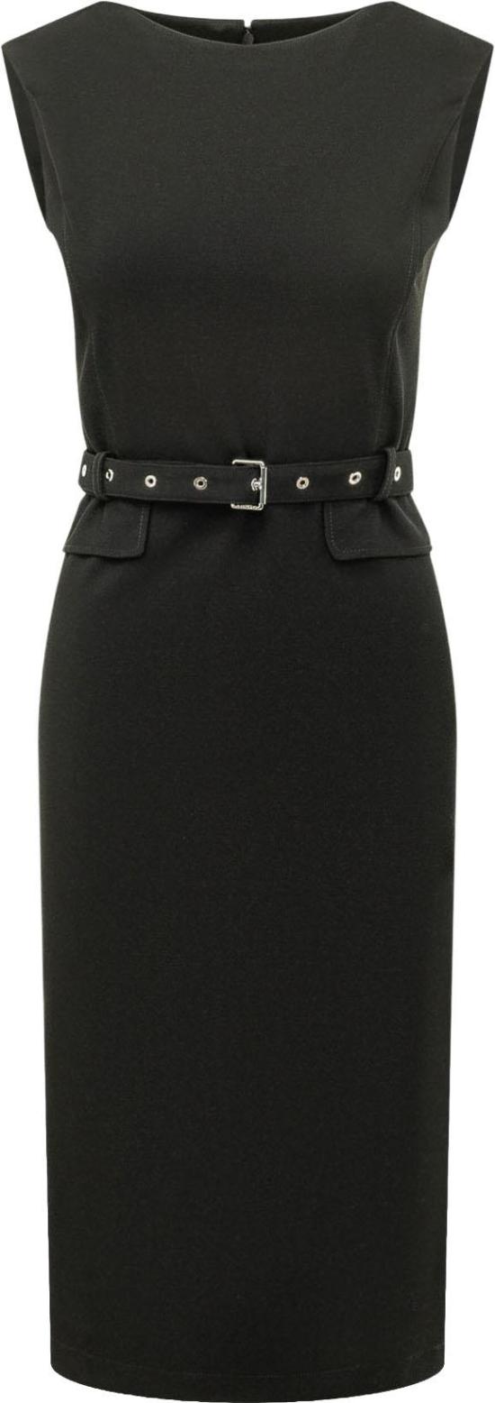 26FW 핑코 미디 원피스 107265A3DAZ99 BLACK