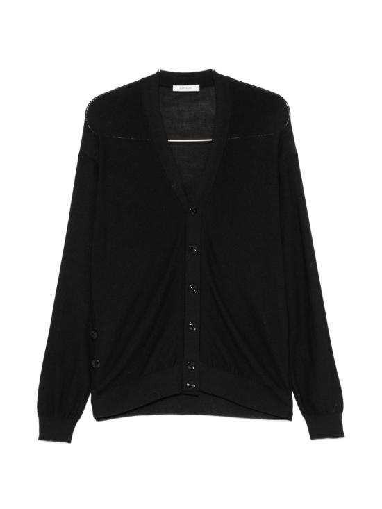 26FW 르메르 릴렉스 트위스트 가디건 PO0052 LK1063 999 BLACK DOM