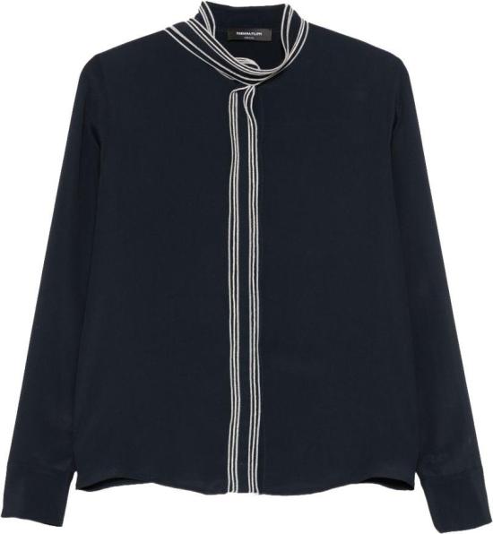 26FW 파비아나 필리피 블라우스 CAD216F267M2945146 NAVY