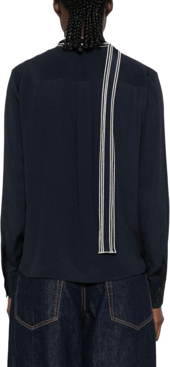 26FW 파비아나 필리피 블라우스 CAD216F267M2945146 NAVY - FABIANA FILIPPI