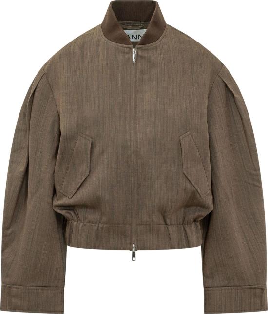 26FW 가니 봄버 자켓 A1010215ZXZ TAUPE