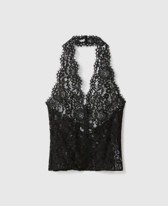 26FW 스텔라 맥카트니 민소매 티셔츠 6T03023IP313 1000 BLACK