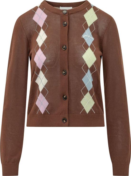26FW 가니 가디건 15800524833054 BROWN