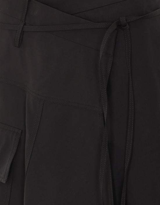 26FW 보테가베네타 롱 스커트 872760 V6D101010 Double black - BOTTEGA VENETA
