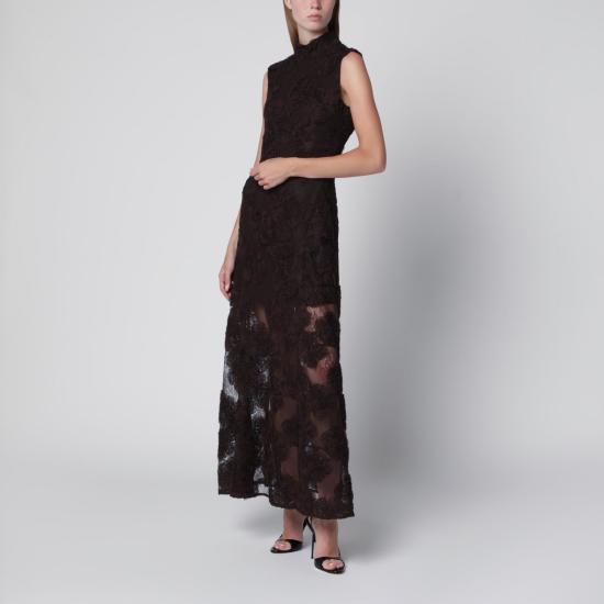 26FW 로테이트 바이 크리스텐슨 미디 원피스 1162841667BCR2231 1667 BROWN