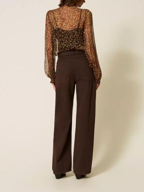 26FW 트윈셋 스트레이트 팬츠 262TP2550 13411 BROWN - TWINSET