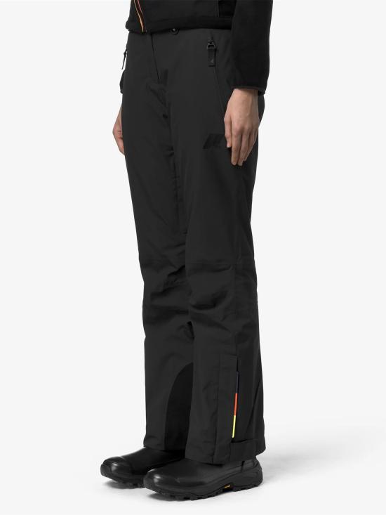 25FW 까웨 스트레이트 팬츠 K6126SWDONNA USY BLACK - K-WAY