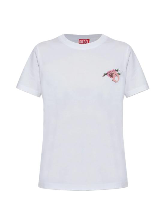 26SS 디젤 반팔 티셔츠 A224880JMBD 100 WHITE