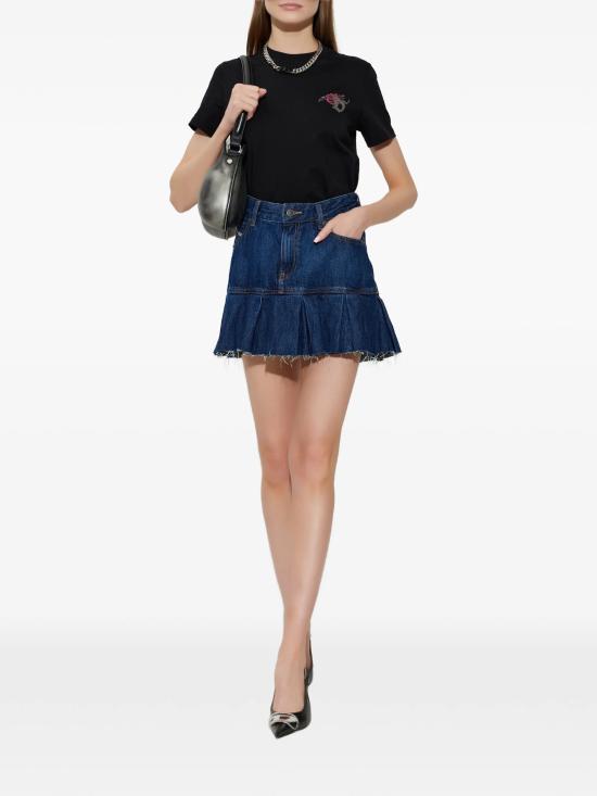 26SS 디젤 반팔 티셔츠 A224880JMBD 9XX BLACK - DIESEL