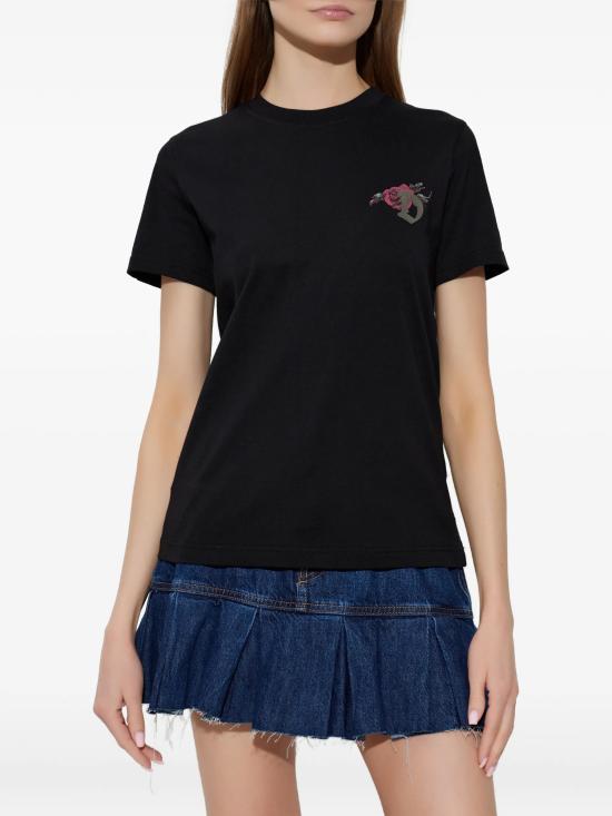 26SS 디젤 반팔 티셔츠 A224880JMBD 9XX BLACK - DIESEL