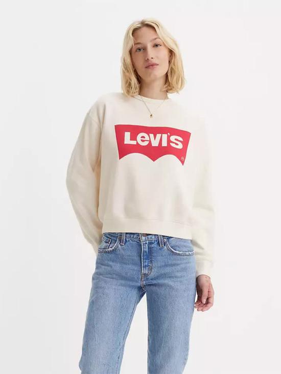26FW 리바이스 스웨터 A72880020 CREW WHITE - LEVI'S
