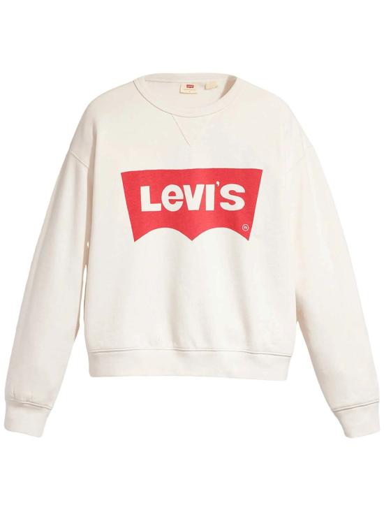 26FW 리바이스 스웨터 A72880020 CREW WHITE